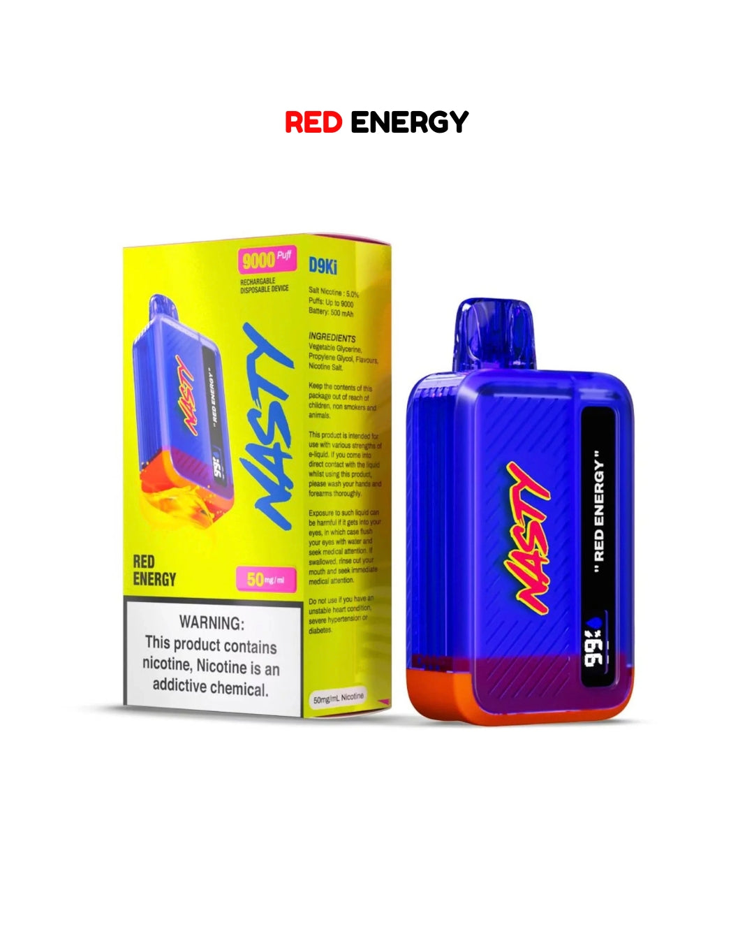 Nasty V - Red Energy + Complimentary Redbull